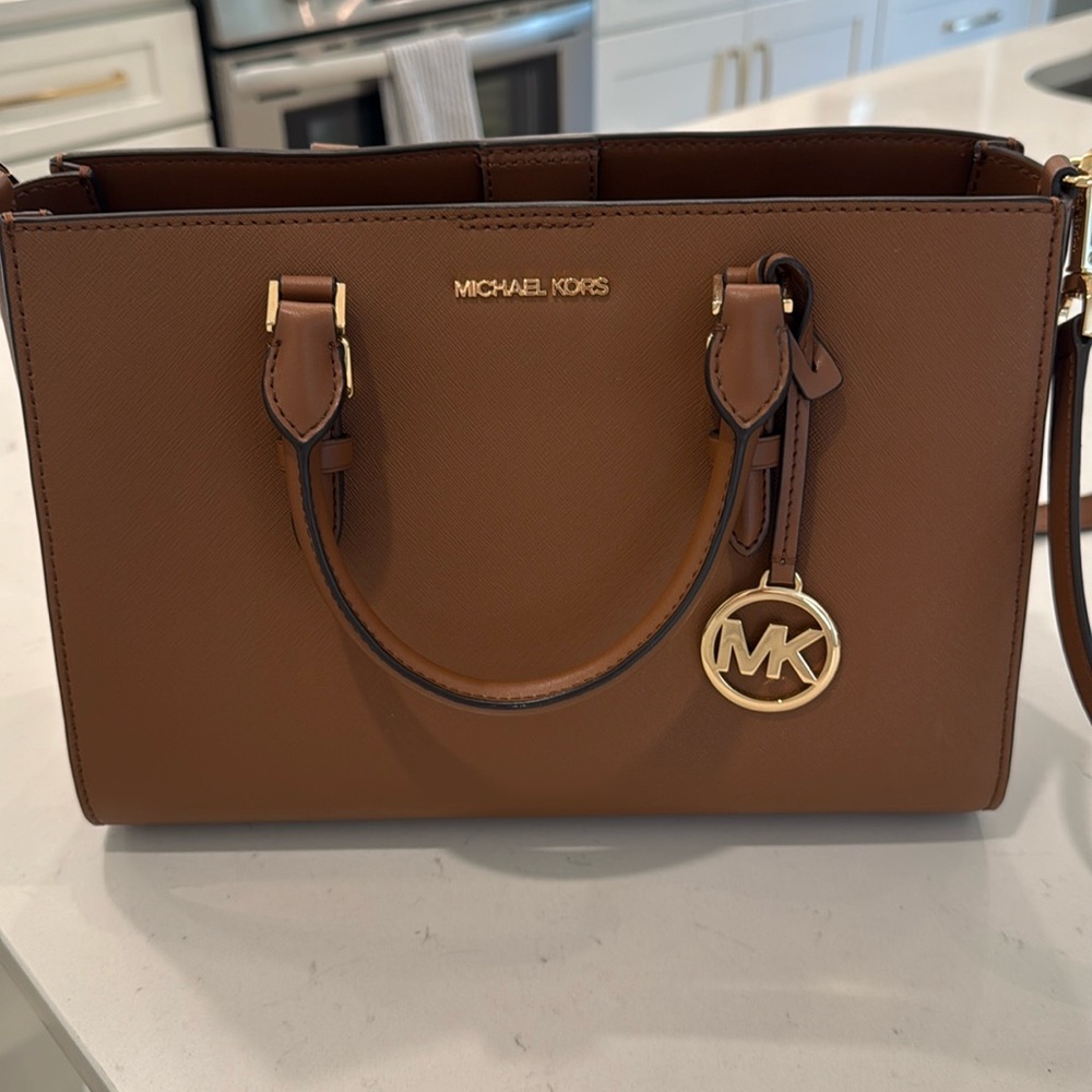 Michael Kors Charlotte Medium Saffiano Leather 2 in 1 Tote Bag